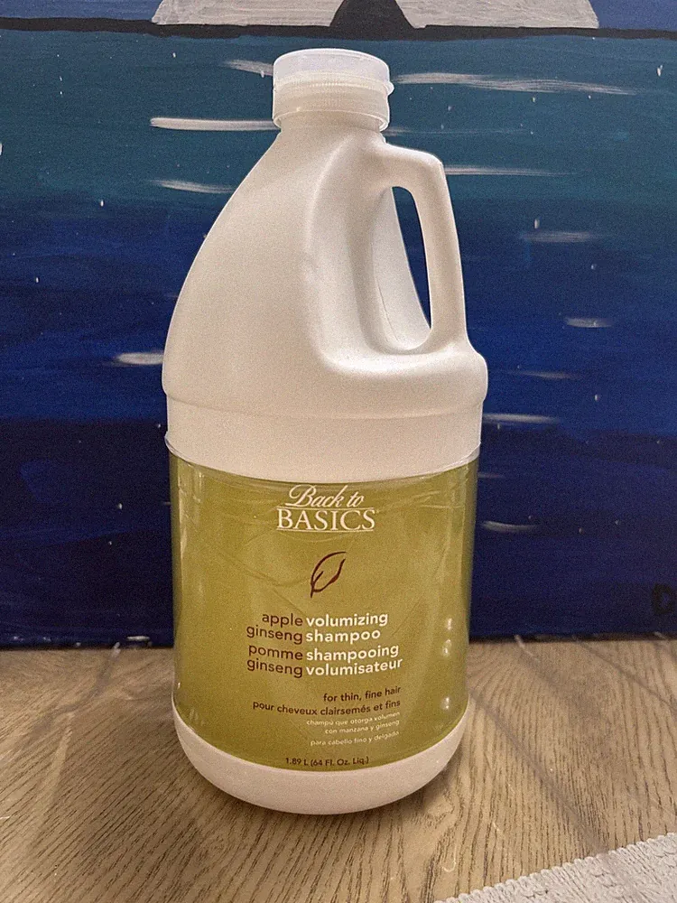 Back To Basics Apple Ginseng Volumizing Shampoo for Thin, Fine Hair 1.89 L 64oz