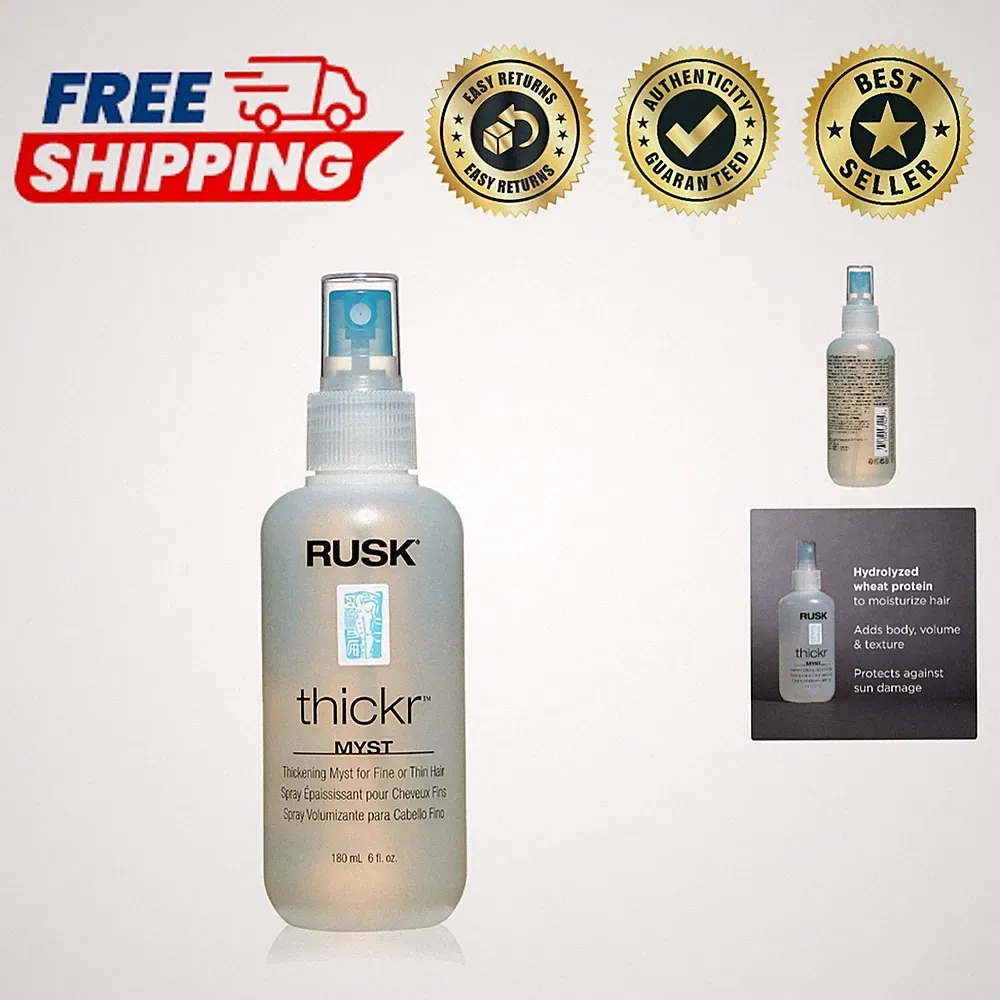 Volume-Boosting Thickening Mist - Unscented for Fine Hair Care - 6 fl. oz